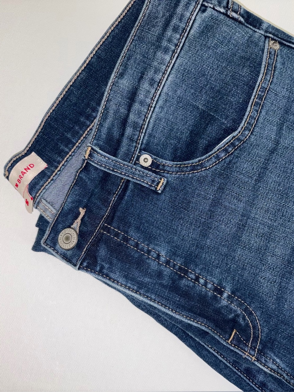 Lucky Brand Women’s Dark Blue Straight Ankle Jeans